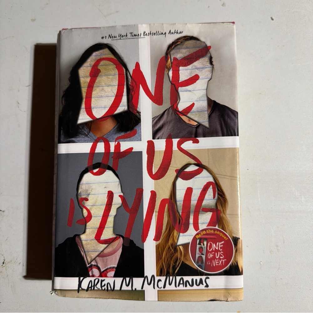 One of Us Is Lying Hardcover Book by Karen M. McManus